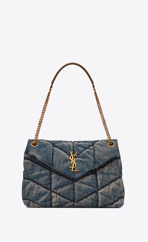 sac en jean ysl